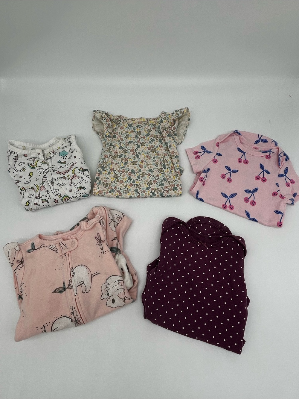 Girls Custom Variety Bundle-Set of 5, Size 9 Months, Carter’s and Jumping Beans